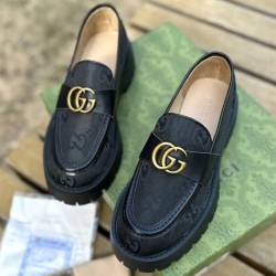 Лоферы Gucci с рифленой подошвой